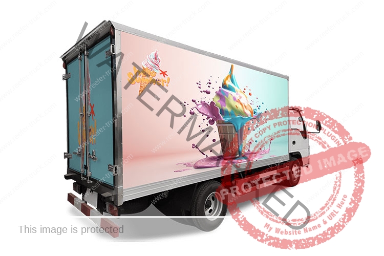 icecream refrigerated truck body