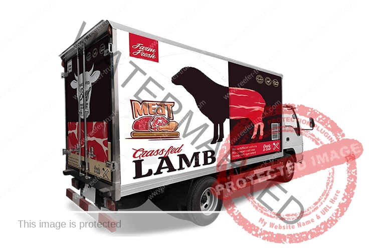 meat refrigerated truck body