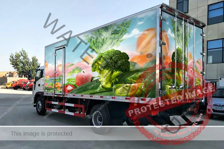 과일 및 야채 냉동 트럭 본체