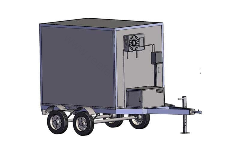 compact small refrigerated truck